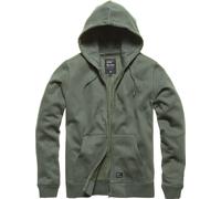 Vintage Industries Redstone Sudadera con cremallera, gris oscuro, Talla XXL
