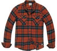 Vintage Industries Sem Flannel Camisa, naranja, tamaño M para Hombres
