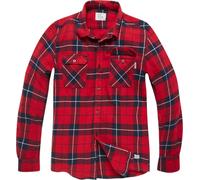 Vintage Industries Sem Flannel Camisa, rojo, tamaño 2XL para Hombres