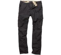 Vintage Industries Slimfit Cargo Pantalones Mallow Pantalones Off Negro W34
