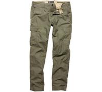Vintage Industries Slimfit Cargo Pantalones Mallow Pantalones Oliva W32