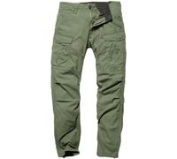 Vintage Industries Slimfit Pantalones cargo Lester Pantalones Oliva W38