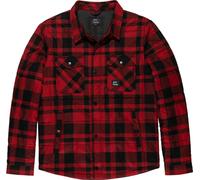 Vintage Industries Square Padded Camisa, negro-rojo, tamaño L para Hombres