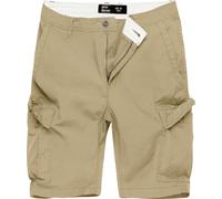 Vintage Industries V-Core Ryker Pantalones cortos, beige, tamaño 34 para Hombres