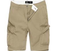 Vintage Industries V-Core Ryker Pantalones cortos, beige, tamaño 32 para Hombres
