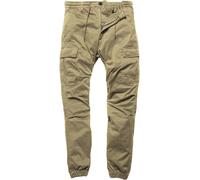 Vintage Industries Vince Cargo Jogger Pantalones, verde-marrón, tamaño 34 para Hombres