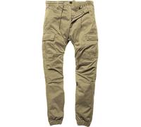 Vintage Industries Vince Cargo Jogger Pantalones, verde-marrón, tamaño 38 para Hombres