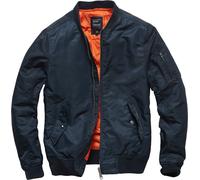 Vintage Industries Welder MA1 Chaqueta, azul oscuro, Talla XXL