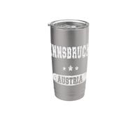 Vintage Innsbruck, Austria Vaso térmico de acero inoxidable de doble pared