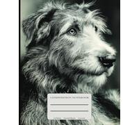 Vintage Irish Wolfhound Composition Notebook: For students and fans of the breed and dog lovers