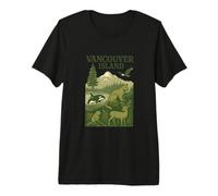 Vintage Isla de Vancouver Camiseta Premium