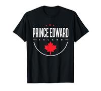 Vintage Isla del Príncipe Eduardo Charlottetown Canadá Hoja de Arce Camiseta