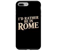 Vintage Italy Memes I Love Rome Prefiero Estar en Roma Carcasa para iPhone 7 Plus/8 Plus