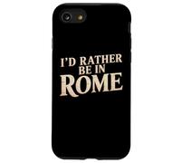 Vintage Italy Memes I Love Rome Prefiero Estar en Roma Carcasa para iPhone SE (2020) / 7/8