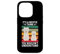 Vintage It's a Westie Dog Think You Would Not Understand Carcasa para iPhone 14 Pro