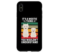 Vintage It's a Westie Dog Think You Would Not Understand Carcasa para iPhone XS MAX