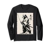 Vintage Japanese Bear Samurai Graphic Manga Larga