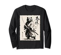 Vintage Japanese Bear Samurai Graphic Manga Larga