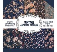 Vintage Japanese Blossom Scrapbook Paper: Decorative double sided craft paper asian flower for scrapbooking, card making, junk journal