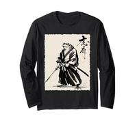 Vintage Japanese Frog Samurai Graphic Manga Larga