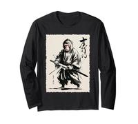 Vintage Japanese Monkey Samurai Graphic Manga Larga