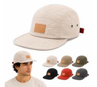 Vintage Japanese Streetwear Snapback Cap, Lightweight Adjustable Baseball Hat, Breathable Duckbill Cap for Men Women, Hip Hop Casual Outdoor Hat，Beige