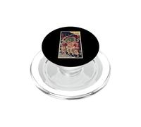 Vintage Japonés De Pelo Verde Oni Demon Ukiyo Periódico PopSockets PopGrip para MagSafe