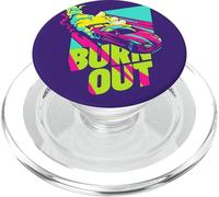 Vintage Japonés JDM Tokio Japón Drift Race Car Burn out PopSockets PopGrip para MagSafe
