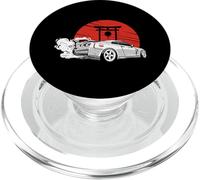 Vintage japonés tranvía Racing Turbo Sports Car PopSockets PopGrip para MagSafe