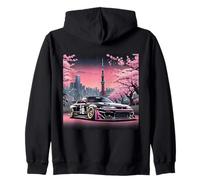 Vintage JDM Japanese Legend Drift Race Car Tokio (en la Parte Trasera) Sudadera con Capucha