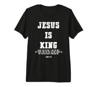 Vintage Jesus Is King Jesus John 14:6 Christian Camiseta Premium