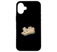 Vintage Jolie Nombre Personalizado Jolie Carcasa para iPhone 16 Plus