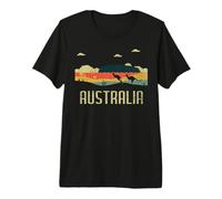 Vintage Jump Canguro Australia Día Australiano Camiseta Premium