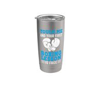 Vintage Karate Boxlection Lovers Mixed Martial Arts Vaso térmico de acero inoxidable de doble pared