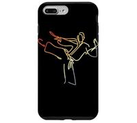 Vintage Karateka Sketch Autodefensa Carcasa para iPhone 7 Plus/8 Plus