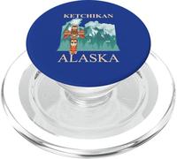Vintage Ketchikan Alaska Nativo Americano Tótem Indio PopSockets PopGrip para MagSafe