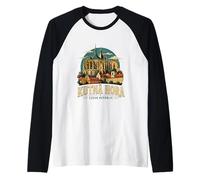 Vintage Kutna Hora República Checa Viaje Monumento Regalo Camiseta Manga Raglan