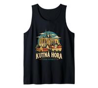Vintage Kutna Hora República Checa Viaje Monumento Regalo Camiseta sin Mangas