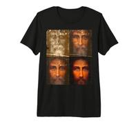 Vintage La Sábana Santa De Turín Cara De Jesús Camiseta Premium