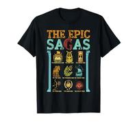 Vintage La Saga épica Ítaca Odiseo Musical Sabiduría Trueno Camiseta