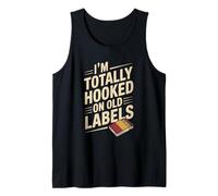 Vintage Label Collectors Ephemera Entusiastas Nostalgia Fans Camiseta sin Mangas