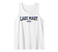 Vintage Lake Mary, Florida Baseball Mom Lovers an Fans Camiseta sin Mangas