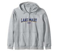 Vintage Lake Mary, Florida Baseball Mom Lovers an Fans Sudadera con Capucha