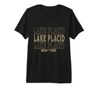 Vintage Lake Placid Nueva York Camiseta Premium