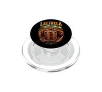 Vintage Lalibela Etiopía Viaje Souvenir Monumento Regalo PopSockets PopGrip para MagSafe
