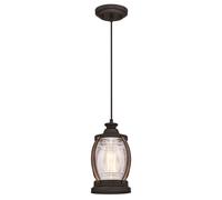 Vintage Lámpara Colgante Bronce Cañón Retro Luz Techo Péndulo Interior E27