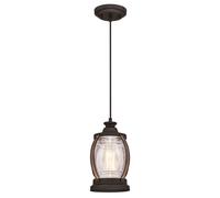 Vintage Lámpara Colgante Bronce Cañón Retro Luz Techo Péndulo Interior E27