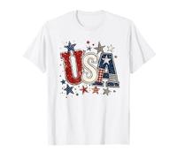 Vintage Land of The Free Patriotic 250 Aniversario USA Camiseta