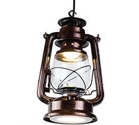 Vintage Lantern Chandelier Spotlight Iron Classic Kerosene Lamp for Restaurant Bar Cafe Aisle Wrought Lamp