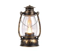 Vintage Lantern Lamp Garden Lanterns With Dancing Flame | Battery Powered Lanterns, Portable Camping Lamp, Decorative Light, For Tent Garden Patio Yard Deck Pathway Night